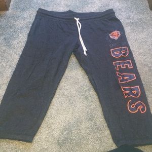 Chicago bears cropped sweat pants